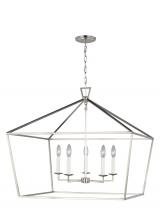  5692605-962 - Dianna transitional 5-light indoor dimmable ceiling pendant hanging chandelier light in brushed nick