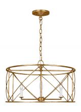 CC1634ADB - Beatrix Transitional 4-Light Indoor Dimmable Large Lantern Pendant