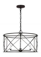  CC1634AI - Beatrix Transitional 4-Light Indoor Dimmable Large Lantern Pendant