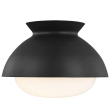 Visual Comfort & Co. Studio Collection AEF1001MBK - Lucerne One Light Flush Mount