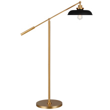 Visual Comfort & Co. Studio Collection CT1141MBKBBS1 - Wellfleet Wide Floor Lamp