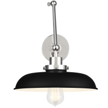Visual Comfort & Co. Studio Collection CW1171MBKPN - Wellfleet Double Arm Wide Task Sconce