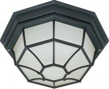  60/3452 - 1 Light - 12" - Ceiling Spider Cage Fixture - Die Cast; Glass Lens; Color retail packaging