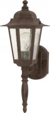  60/986 - Cornerstone - 1 Light 18" Wall Lantern with Clear Seeded Glass - Old Bronze Finish