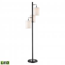  77101-LED - Uprising 72'' High 3-Light Floor Lamp - Black - Includes LED Bulbs