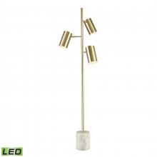  D4533-LED - Dien 64'' High 3-Light Floor Lamp - Honey Brass - Includes LED Bulbs