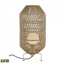  D4622-LED - Corsica 32'' High 1-Light Outdoor Floor Lamp - Beige - Includes LED Bulb