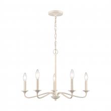  EC89686/5 - Quinn 24'' Wide 5-Light Chandelier - Antique White