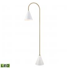 H0019-11063-LED - Tully 69'' High 1-Light Floor Lamp - Matte White - Includes LED Bulb