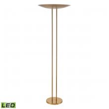  H0019-11543-LED - Marston 72'' High 2-Light Floor Lamp - Aged Brass - Includes LED Bulb