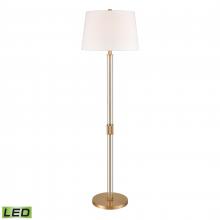  H0019-9569-LED - Roseden Court 62'' High 1-Light Floor Lamp - Aged Brass - Includes LED Bulb