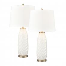  S0019-8034/S2 - Bynum 29'' High 1-Light Table Lamp - Set of 2 White