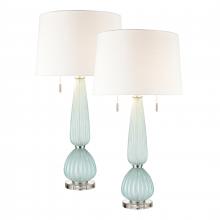  S0019-8039/S2 - Mariani 34'' High 2-Light Table Lamp - Set of 2 Blue