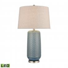  S0019-9484-LED - Dawlish Bay 31'' High 1-Light Table Lamp - Blue - Includes LED Bulb