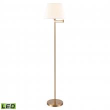  S0019-9606-LED - Scope 65'' High 1-Light Floor Lamp - Aged Brass - Includes LED Bulb