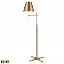 S0019-9607-LED - Otus 65'' High 1-Light Floor Lamp - Aged Brass - Includes LED Bulb