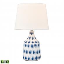  S019-7270-LED - Colmar 18'' High 1-Light Table Lamp - Blue - Includes LED Bulb